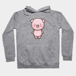 Cute Pig Cartoon Hoodie